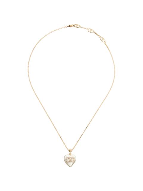 Valentino VLogo Signature Faux-Pearl Necklace