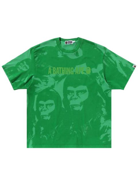 BAPE Overall Garment Dyed Relaxed Fit Tee 'Green'