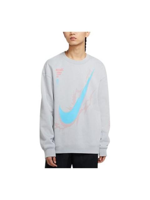 Nike x LPL Crossover Knit Round Neck Pullover Gray DA5005-021