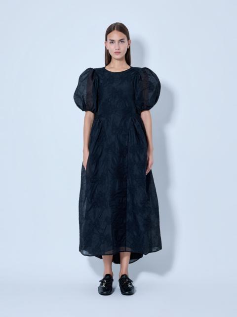 CECILIE BAHNSEN Ulani Papillon Matelassé Midi Dress