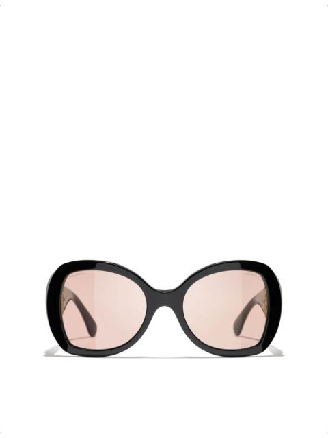 CHANEL CH5531 Butterfly-Frame Acetate Sunglasses