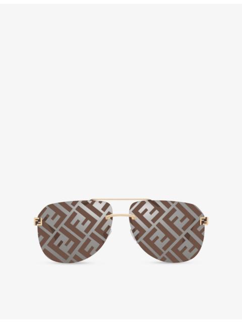 FENDI FE40115U Fendi Sky Metal Sunglasses