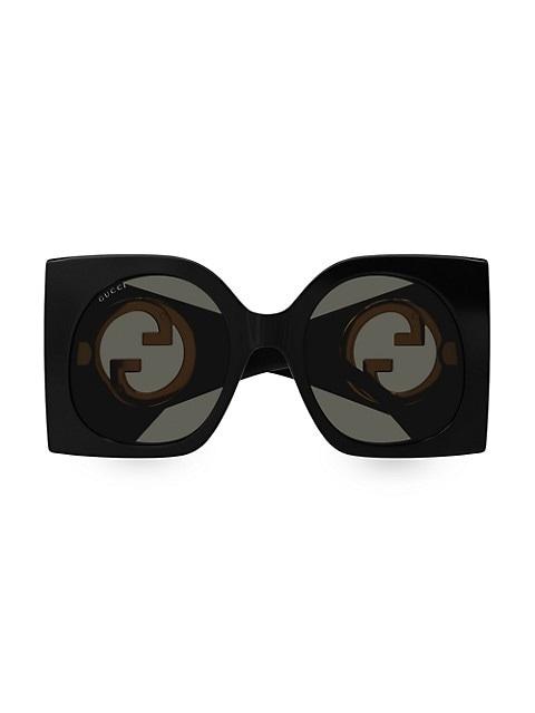 GUCCI GG Blondie 55MM Oversized Square Sunglasses