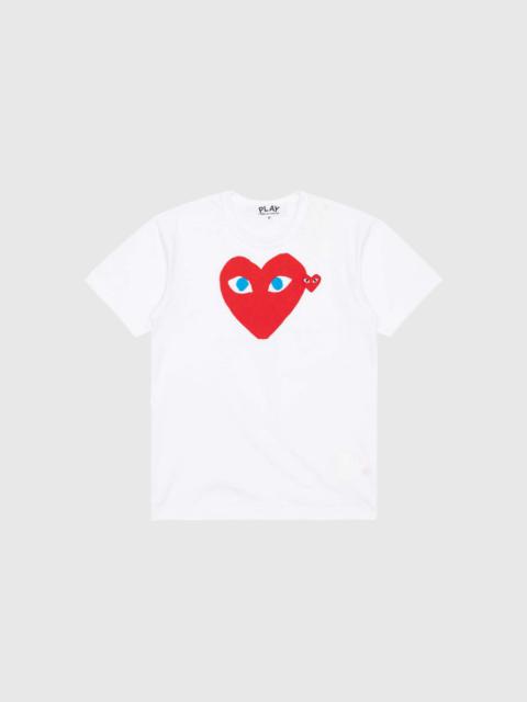 Comme des Garçons PLAY BLUES EYES RED HEART S/S T-SHIRT