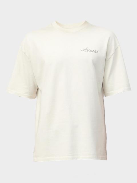 AMIRI Men & apos;s Studded Logo Oversized T-Shirt