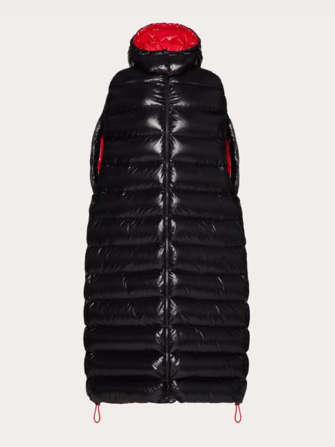 Valentino Duvet Couture long padded cape