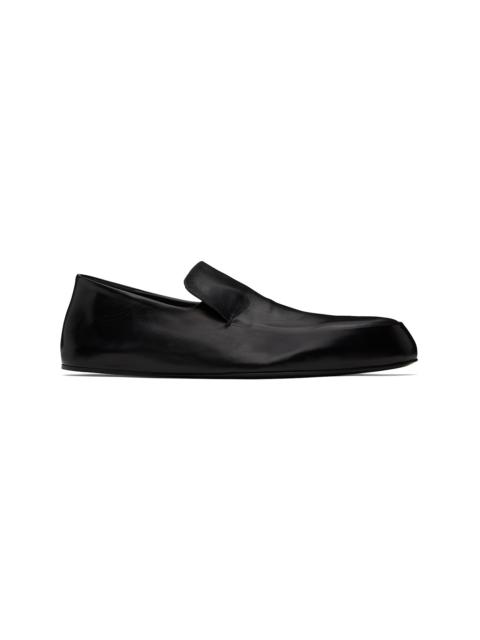 Jil Sander Black Flat Loafers