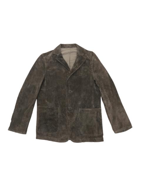 Other Designers Genuine Leather × Japanese Brand - Jun Men J-1 Suede Leather Jackets