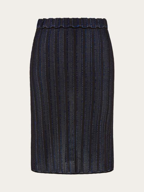 FERRAGAMO Knitted mini skirt
