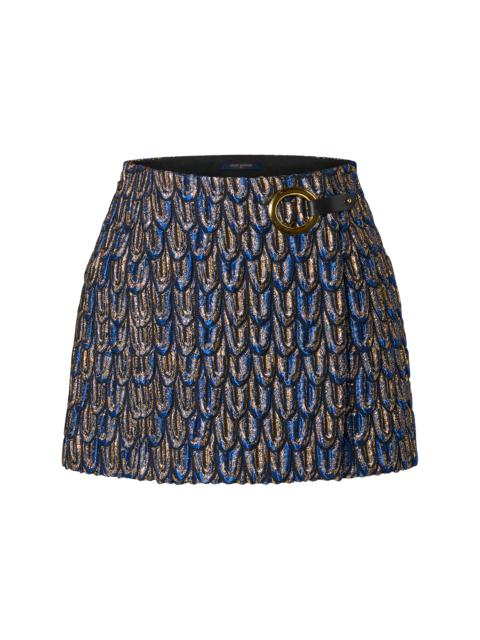 Louis Vuitton 3D Feather Mini Wrap Skirt