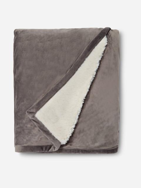 UGG ® Bliss Sherpa Throw Blankets in Charcoal