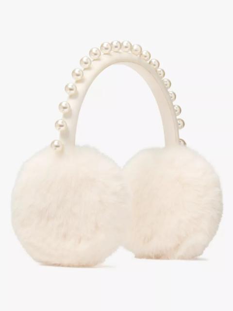 kate spade Pearl Embellished Earmuffs