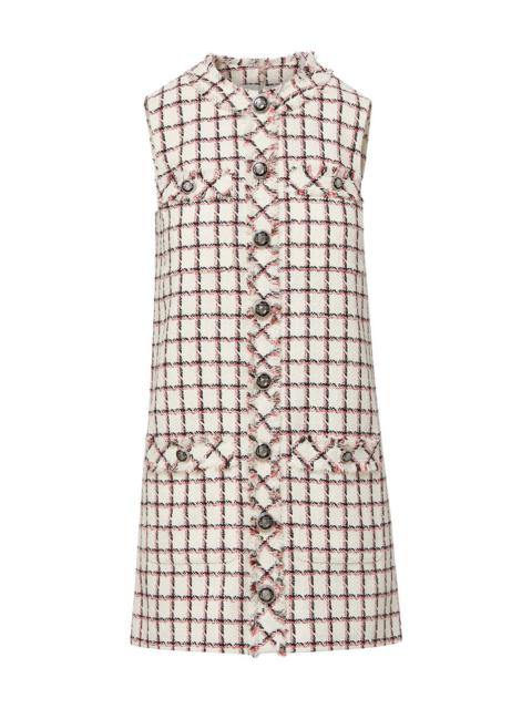 LAUREL GRAPHIC TWEED DRESS