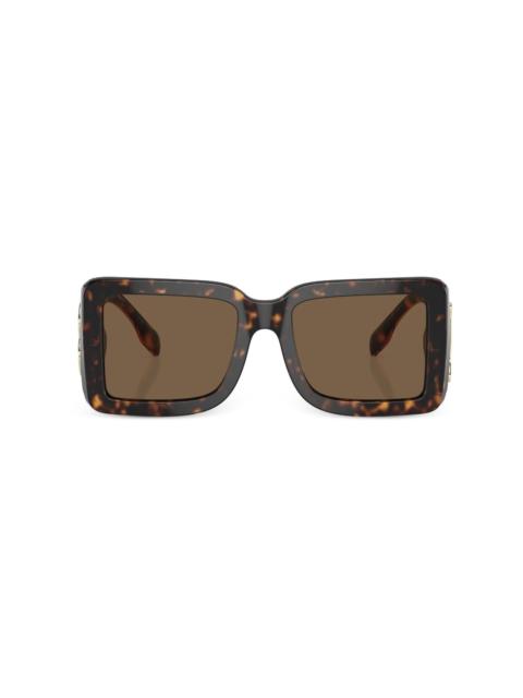 Burberry TB-motif square-frame sunglasses