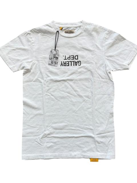 GALLERY DEPT. Upside Down Logo T-Shirt "White & Black" GD234