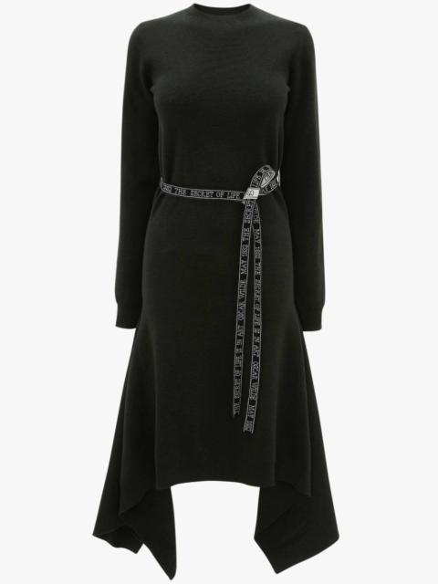 JW Anderson OSCAR WILDE CAPSULE: TAPE ASYMMETRIC DRESS