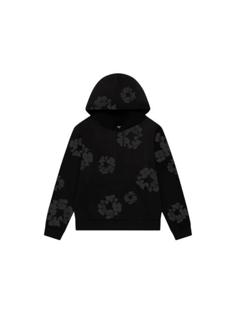 DENIM TEARS Denim Tears Faded Mono Cotton Wreath Hoodie Black
