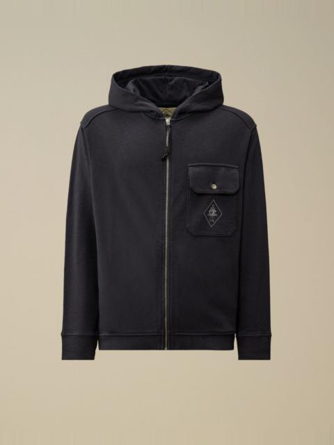 C.P. Company Malfilè Fleece Zip Hooded Sweatshirt