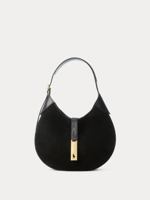Polo Ralph Lauren Polo ID Suede Small Shoulder Bag