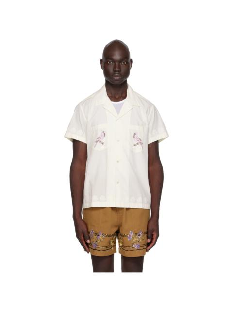 BODE Off-White Cardinal Shirt