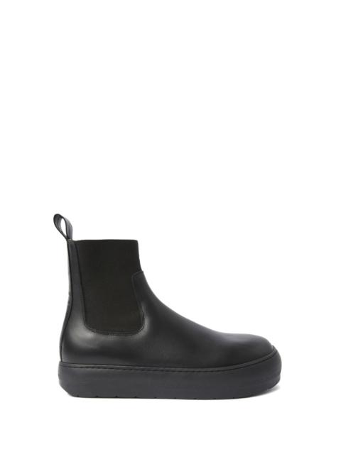 SUNNEI DREAMY ANKLE BOOTS / leather / total black