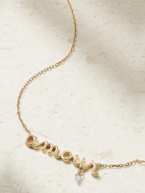 PERSÉE Amour 18-karat Gold Diamond Necklace