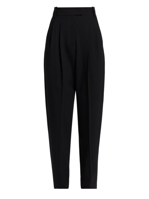 MICHAEL KORS COLLECTION Women's Dru Stretch Virgin Wool Tapered Trousers - Black