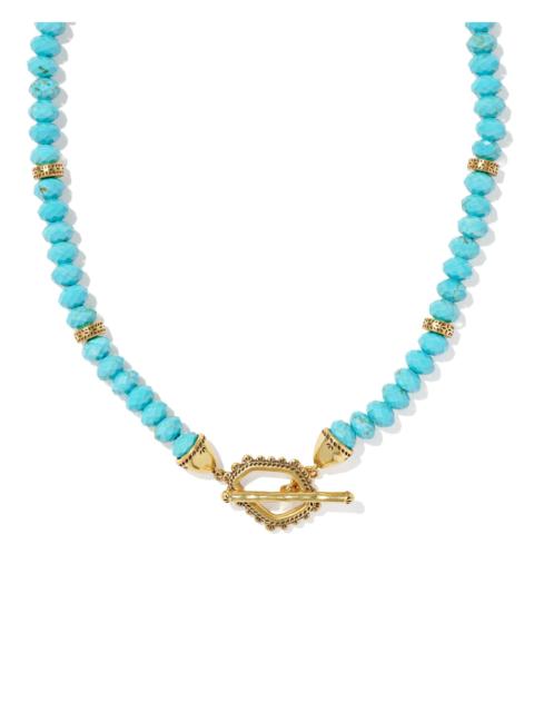 KENDRA SCOTT Ellery Vintage Gold Beaded Strand Necklace