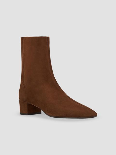 AQUAZZURA Women's Saint Honoré 35MM Suede Boots - Espresso