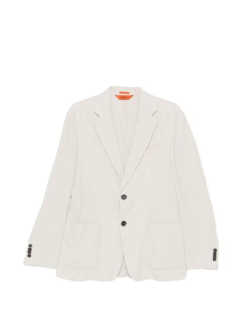 BARENA herringbone single-breasted blazer