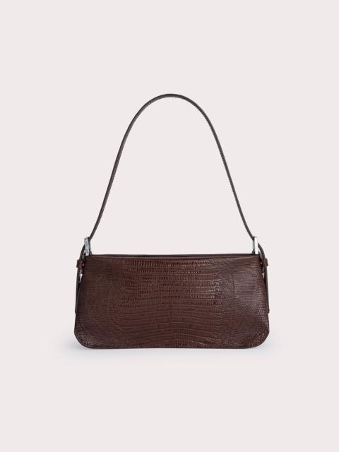 BY FAR Dulce Sequoia Lizard Embossed Leather