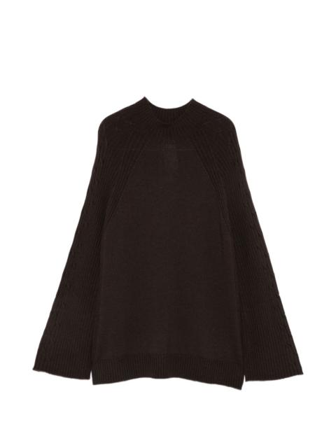 Max Mara cable-knit raglan-sleeve sweater