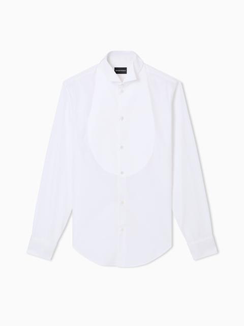 EMPORIO ARMANI TUXEDO SHIRT WITH PLASTRON