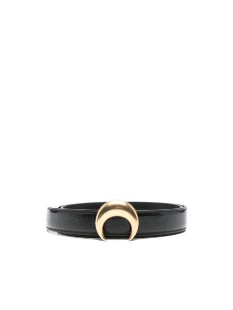 Marine Serre crescent-moon buckle belt