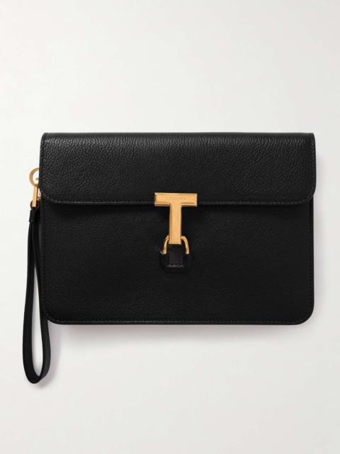 TOM FORD Monarch Full-Grain Leather Pouch