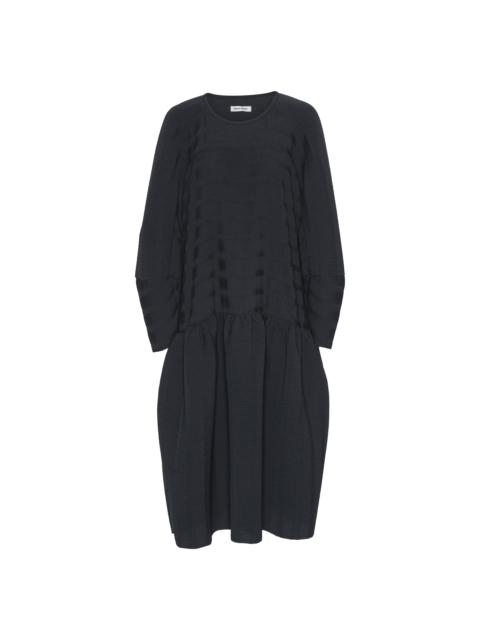 HENRIK VIBSKOV HILLY PLISSE DRESS - BLACK