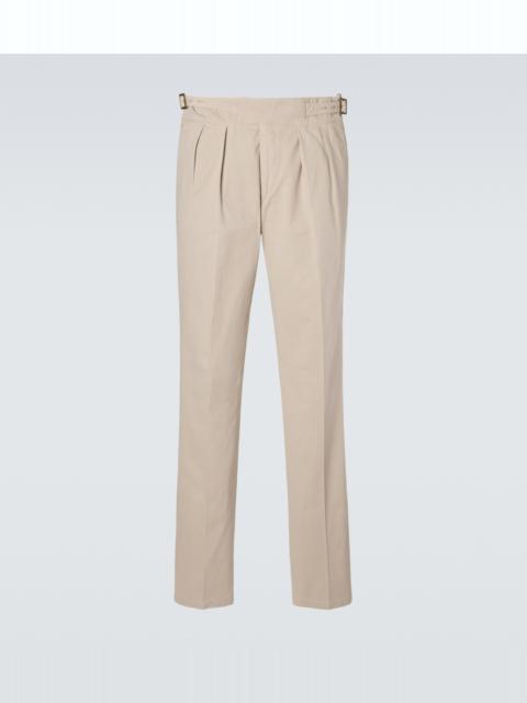 RUBINACCI Manny cotton twill tapered pants
