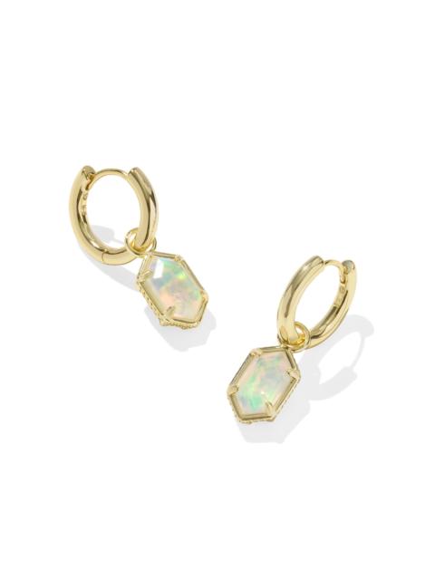 KENDRA SCOTT Hallie Gold Huggie Earrings