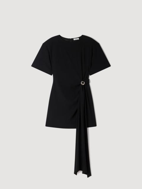 Sandro SHORT DRAPED DRESS