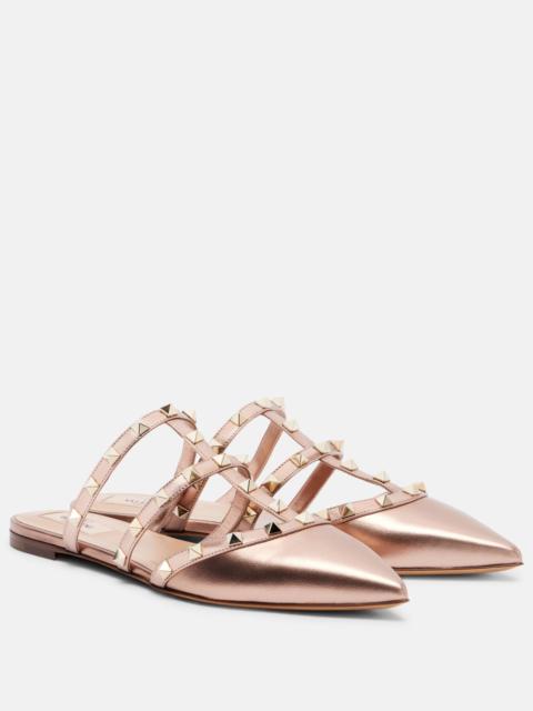 Valentino Rockstud leather mules