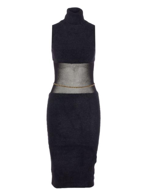 ELISABETTA FRANCHI sleeveless midi dress