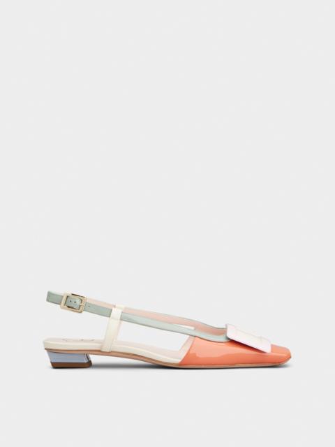 Roger Vivier Belle Vivier Slingback Ballerinas in patent leather