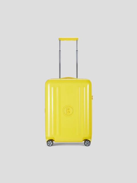 Piz small hard shell suitcase in Yellow