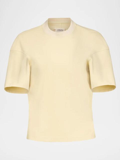 OSSOU Shale Sculpted Short-Sleeve Tee