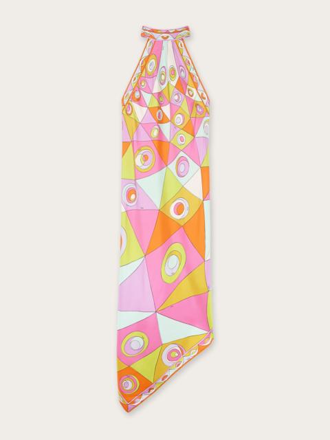 PUCCI OCCHI PRINT SILK DRESS
