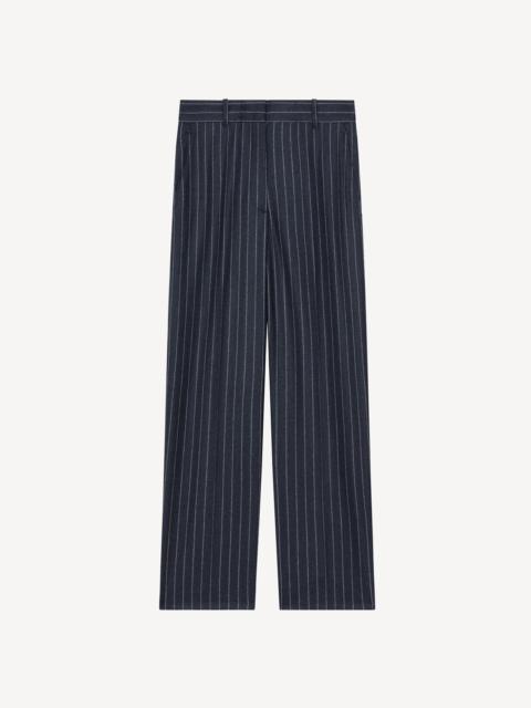 KENZO Cropped tailored striped trousers