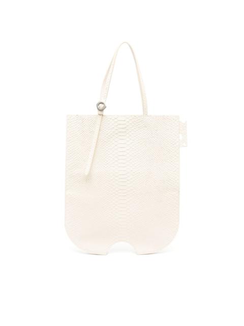 Off-White snakeskin-efffect tote bag