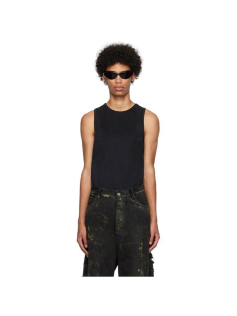 BALENCIAGA Black Outside Loop Tank Top