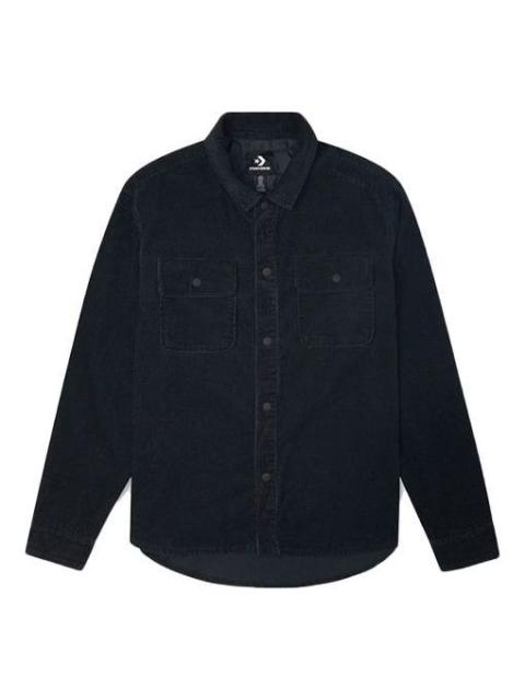 Converse Men's Converse Sports Cargo corduroy Shirt Jacket Black 10019954-A12