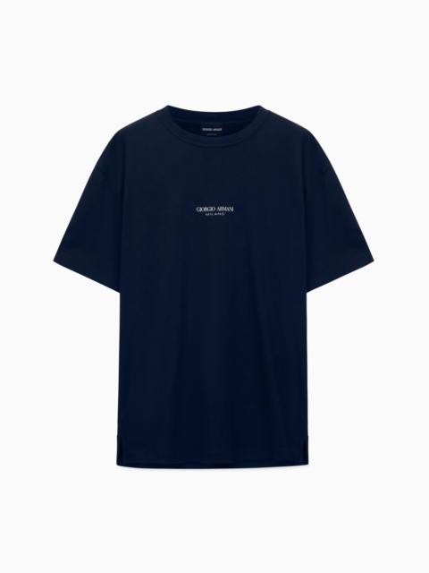 GIORGIO ARMANI COTTON INTERLOCK CREW-NECK T-SHIRT